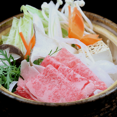 天狗中央精肉店の飛騨牛すき焼き用一覧リンク